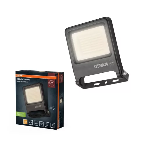 OSRAM ENDURA® LED reflektor, kültéri, sötétszürke, 5000 lm, 50 W, 3000 K, alumínium, IP65, hossz: 193 mm ( 4099854486548 )