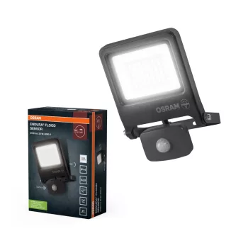   OSRAM ENDURA® LED reflektor mozgásérzékelővel, kültéri, sötétszürke, 3000 lm, 30 W, 4000 K, alumínium, IP44, hossz: 189 mm ( 4099854487040 )