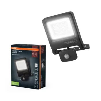   OSRAM ENDURA® LED reflektor mozgásérzékelővel, kültéri, sötétszürke, 5000 lm, 50 W, 4000 K, alumínium, IP44, hossz: 223 mm ( 4099854487064 )