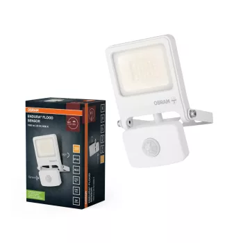   OSRAM ENDURA® LED reflektor mozgásérzékelővel, kültéri, fehér, 1800 lm, 20 W, 3000 K, alumínium, IP44, hossz: 168 mm ( 4099854487194 )