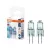 OSRAM Star LED izzó, kapszula forma, üveg búra, G4 foglalat, 10W, 130lm, 2800K meleg fehér 2db