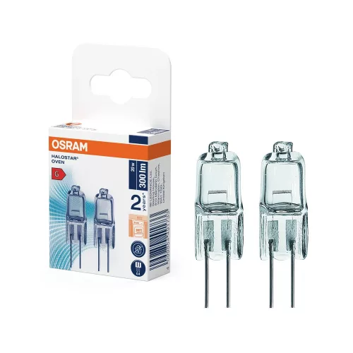 OSRAM Star LED izzó, kapszula forma, üveg búra, G4 foglalat, 20W, 300lm, 2900K meleg fehér 2db