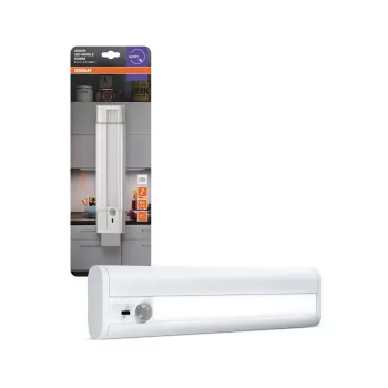   OSRAM Linear LED vezeték nélküli akkumulátoros bútor alatti pultmegvilágító, beltéri, fehér, 90 lm, 1,9 W, 4000 K, alumínium, IP20, hossz: 214 mm, dimmelhető ( 4099854497339 )