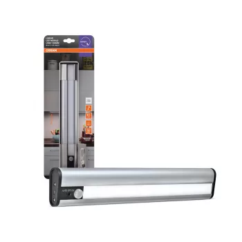   OSRAM Linear LED hordozható bútor alatti pultmegvilágító USB-ről, beltéri, fehér, 98 lm, 1,5 W, 4000 K, alumínium és (PC), IP20, hossz: 300 mm ( 4099854497445 )
