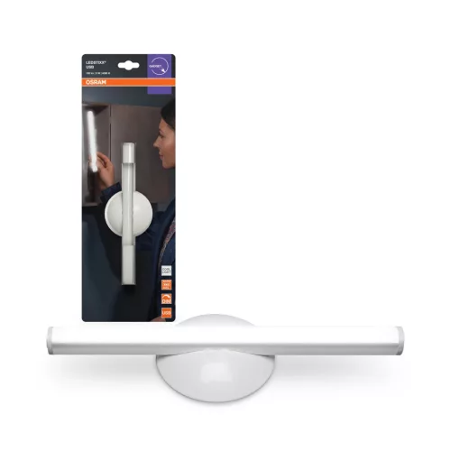 OSRAM LEDstixx® USB tölthető hordozható LED éjszakai segédfény, beltéri / fedett kültéri, ezüst, 150 lm, 2 W, 4000 K, alumínium, IP44, hossz: 206 mm ( 4099854497599 )