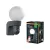 OSRAM SMART+ WIFI kültéri biztonsági kamera mozgáskövetéssel, kültéri, fekete, E27, műanyag, IP44, hossz: 85 mm ( 4099854497674 )