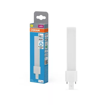 OSRAM Dulux S LED kompakt fénycső, matt búra, G23 foglalat, 4W, 550lm, 6500K hideg fehér, 165mm