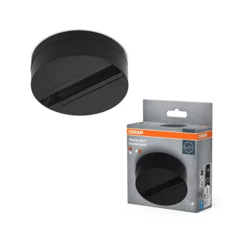   OSRAM Tracklight sínrendszerhez kiegészítő, beltéri, fekete, (PC), hossz: 32 mm, átmérő: 100 mm ( 4099854507595 )