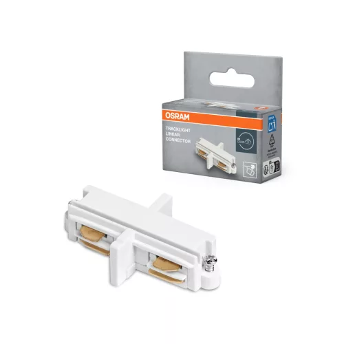 OSRAM Tracklight sínrendszerhez egyenes összekötő, beltéri, fehér, alumínium és műanyag, hossz: 64 mm ( 4099854508295 )