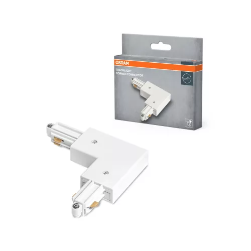 OSRAM Tracklight sínrendszerhez L sarok összekötő, beltéri, fehér, alumínium és műanyag, hossz: 104 mm ( 4099854508769 )