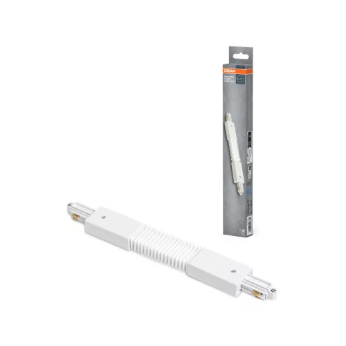 OSRAM Tracklight sínrendszerhez rugalmas összekötő, beltéri, fehér, alumínium és műanyag, hossz: 290 mm ( 4099854508875 )