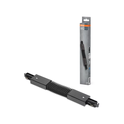 OSRAM Tracklight sínrendszerhez rugalmas összekötő, beltéri, fekete, alumínium és műanyag, hossz: 290 mm ( 4099854508929 )