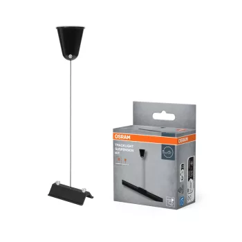   OSRAM Tracklight sínrendszerhez függesztő készlet, beltéri, fekete, alumínium és acél, hossz: 61 mm, átmérő: 40 mm ( 4099854509148 )