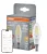 OSRAM SMART+ Matter dimmelhető LED izzó gyertya forma, üveg búra, E14, 4W, 470lm, 2700K meleg fehér