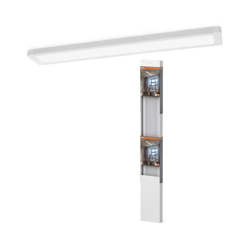 OSRAM Office Line keskeny irodai LED mennyezeti lámpa, beltéri, fehér, 4800 lm, 48 W, 4000 K, alumínium, IP20, hossz: 1215 mm ( 4099854532290 )