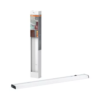   OSRAM Linear LED Flat Sensor lapos sorolható bútor alatti pultmegvilágító mozgásérzékelővel, beltéri, ezüst, 760 lm, 12 W, 3000 K, alumínium, IP20, hossz: 527 mm ( 4099854532337 )