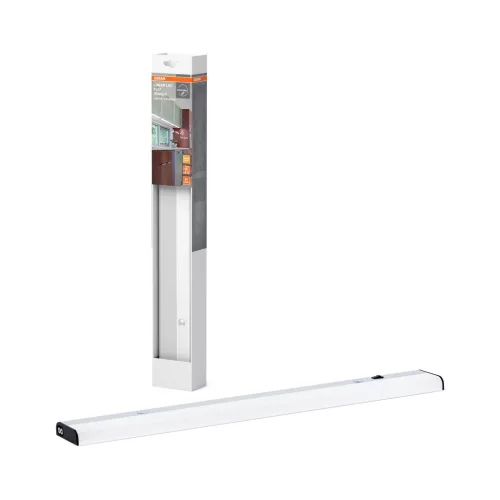 OSRAM Linear LED Flat Sensor lapos sorolható bútor alatti pultmegvilágító mozgásérzékelővel, beltéri, ezüst, 760 lm, 12 W, 3000 K, alumínium, IP20, hossz: 527 mm ( 4099854532337 )