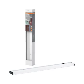   OSRAM Linear LED Flat Sensor lapos sorolható bútor alatti pultmegvilágító mozgásérzékelővel, beltéri, ezüst, 840 lm, 12 W, 4000 K, alumínium, IP20, hossz: 527 mm ( 4099854532351 )