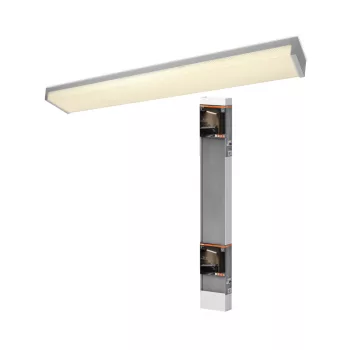   OSRAM Office Line prizmatikus diffúzoros LED mennyezeti irodai lámpa távirányítóval, beltéri, fehér, 4600 lm, 40 W, 4000 K, acél, IP20, hossz: 1200 mm, dimmelhető ( 4099854536717 )