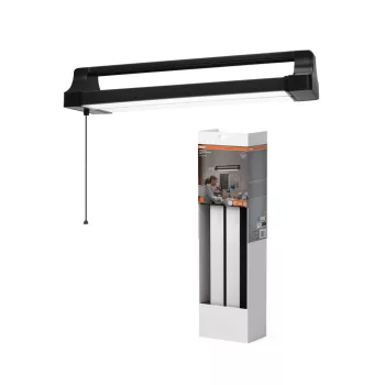  OSRAM Office Line kétoldalas elforgatható LED oldalfali / függeszthető lámpa, beltéri, fekete, 2400 lm, 24 W, 4000 K, (PC), IP20, hossz: 600 mm ( 4099854536731 )