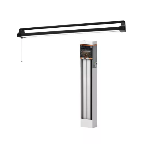 OSRAM Office Line kétoldalas elforgatható LED oldalfali / függeszthető lámpa, beltéri, fekete, 4000 lm, 42 W, 4000 K, (PC), IP20, hossz: 1100 mm ( 4099854536755 )