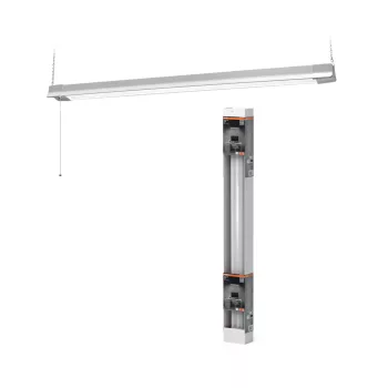   OSRAM Office Line ívelt LED függő lámpa, beltéri, fehér, 3400 lm, 41 W, 4000 K, (PC), IP20, hossz: 1100 mm ( 4099854536793 )
