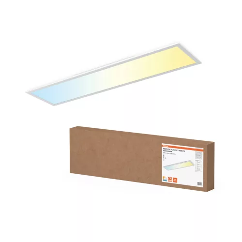 OSRAM Essentials téglalap LED panel távirányítóval, beltéri, fehér, 2000 lm, 24 W, 2700–6500 K, alumínium és acél, IP20, méret: 1000 × 250 mm ( 4099854552151 )