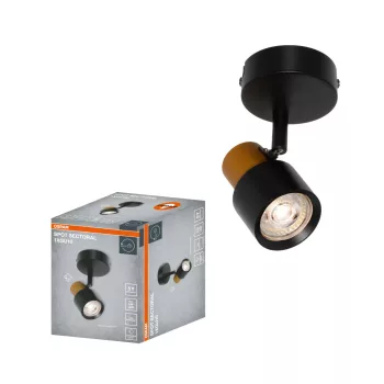   OSRAM SECTORAL mennyezeti / fali állítható spot lámpa 1 fejes, beltéri, arany, fekete, GU10, alumínium és acél, IP20, hossz: 116 mm ( 4099854588747 )