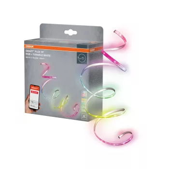   OSRAM SMART+ Zigbee LED szalag RGBW, beltéri, fehér, 700 lm, 11 W, 2000–6500 K, műanyag, IP20, hossz: 1800 mm, dimmelhető ( 4099854593062 )