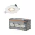 OSRAM beépíthető LED spot lámpa, beltéri, fehér, 280 lm, 4,9 W, 2700 K, alumínium és műanyag, IP20, átmérő: 85 mm, 3 db-os szett ( 4099854595493 )
