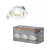 OSRAM beépíthető LED spot lámpa, beltéri, fehér, 230 lm, 4,9 W, 2700 K / 4000 K / 6500 K, alumínium és műanyag, IP20, átmérő: 90 mm, 3 db-os szett ( 4099854595745 )