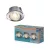 OSRAM beépíthető (recess) LED spot lámpa IP44, beltéri / fedett kültéri, króm, 270 lm, 4,9 W, 2700 K / 4000 K / 6500 K, alumínium és műanyag, IP44, átmérő: 88 mm, dönthető 3 db-os szett, kapcsolós színhőmérséklet ( 4099854596049 )