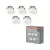 OSRAM LED Mini Set spot lámpa, beltéri / fedett kültéri, fehér, 480 lm, 6 W, 3000 K, alumínium, IP44, átmérő: 42 mm, dimmelhető ( 4099854596278 )