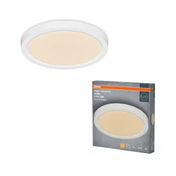   OSRAM Orbis Quickfix kerek LED mennyezeti lámpa, beltéri, fehér, 1200 lm, 16 W, 3000 K, fém és ABS, IP20, átmérő: 195 mm, kattintásos dimmelhető (Touch DIM) ( 4099854603884 )