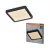 OSRAM Orbis Quickfix négyszögletes LED mennyezeti lámpa, beltéri, fekete, 2500 lm, 24 W, 3000 K, fém és ABS, IP20, méret: 320 × 320 mm, kattintásos dimmelhető (Touch DIM) ( 4099854604881 )