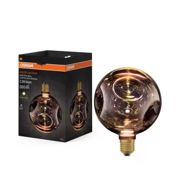 OSRAM DECOR LED izzó elektro üveg búra, E27 foglalat, 3,5W, 300lm, 2700K, 150mm átmérő, 190mm