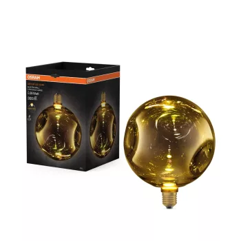 OSRAM DECOR LED izzó, elektro üveg búra, E27, 3,5W, 300lm, 2700K meleg fehér, 200mm, 241mm hosszú