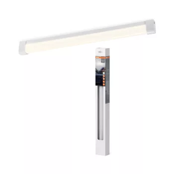   OSRAM lineáris mennyezeti / fali armatúra fedéllel és cserélhető LED fénycsővel, T8 / G13 foglalattal, beltéri, fehér, 750 lm, 8 W, 4000 K, G13, fém, IP20, hossz: 620 mm ( 4099854609084 )