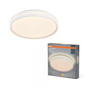   OSRAM Orbis Noemi kerek LED mennyezeti lámpa, beltéri, fehér, 2000 lm, 36 W, 3000 K, fém, IP20, átmérő: 480 mm, kattintásos dimmelhető ( 4099854617881 )