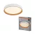 OSRAM Orbis Larios kerek LED mennyezeti lámpa, beltéri, fa dekor, fehér, 2000 lm, 36 W, 3000 K, fém, IP20, átmérő: 490 mm, kattintásos dimmelhető ( 4099854618383 )