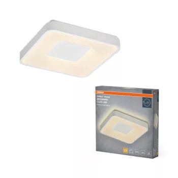   OSRAM Orbis Piana kerek LED mennyezeti lámpa, beltéri, fehér, 1450 lm, 24 W, 3000 K, fém, IP20, magasság: 380 mm, kattintásos dimmelhető ( 4099854626425 )