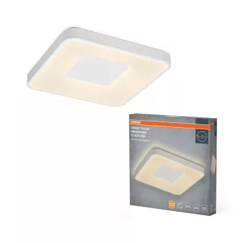   OSRAM Orbis Piana kerek LED mennyezeti lámpa, beltéri, fehér, 2000 lm, 36 W, 3000 K, fém, IP20, magasság: 485 mm, kattintásos dimmelhető ( 4099854626449 )