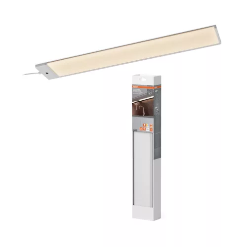 OSRAM Undercabinet LED bútor alatti pultmegvilágító, kezdő készlet, beltéri, fehér, 620 lm, 8,5 W, 2700–4000 K, alumínium és PMMA, IP20, hossz: 540 mm, dimmelhető ( 4099854628207 )