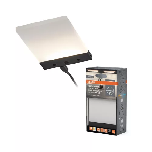 OSRAM pultmegvilágító beltéri LED panel, 3,5W, 2700–4000K állítható, 165lm, IP20, fekete