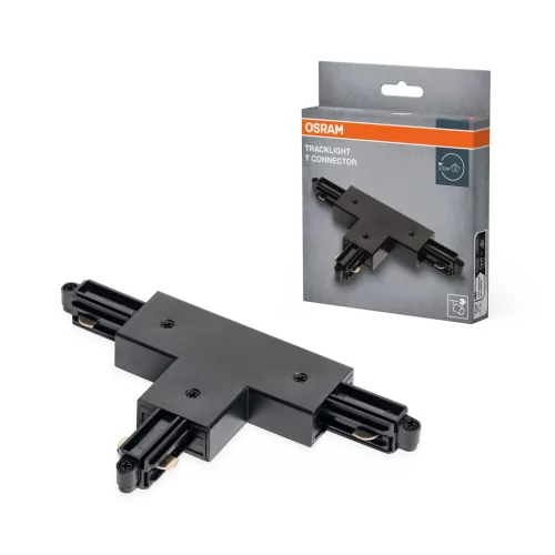 OSRAM Tracklight sínrendszerhez T összekötő, beltéri, fekete, (PC), hossz: 172 mm ( 4099854631191 )