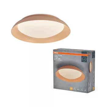  OSRAM Orbis tányér LED mennyezeti lámpa, beltéri, rózsa, 1900 lm, 35 W, 3000 K, acél, IP20, átmérő: 430 mm, kattintásos dimmelhető ( 4099854640100 )