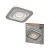 OSRAM Orbis spirál LED mennyezeti lámpa, beltéri, szürke, 1450 lm, 38 W, 3000 K, fém, IP20, méret: 505 × 505 mm, kattintásos dimmelhető ( 4099854640223 )