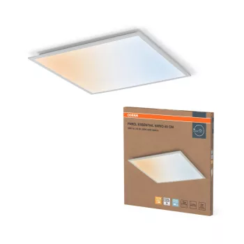 OSRAM Essentials beltéri LED panel, 40W, 3000–6500K állítható, 3600lm, IP20, fehér