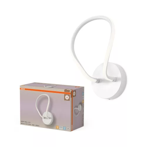 OSRAM Dekor Csomó LED oldalmennyezeti / fali lámpa, beltéri, fehér, 680 lm, 9 W, 2700 K / 4000 K / 6000 K, alumínium és acél, IP20, hossz: 315 mm ( 4099854659102 )