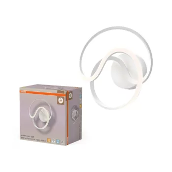   OSRAM Dekor Ellipszis LED oldalmennyezeti / fali lámpa, beltéri, fehér, 2100 lm, 23 W, 2700 K / 4000 K / 6000 K, alumínium és acél, IP20, átmérő: 380 mm ( 4099854659218 )